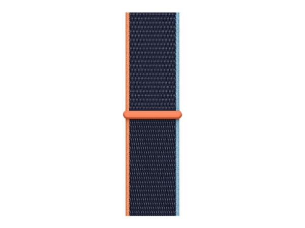 Apple Watch SE (GPS + Cellular) - 44 mm - silveraluminium - smart klocka med sportögla - vävd nylon - djup marin - handledsstorlek: 145-220 mm - 32 G