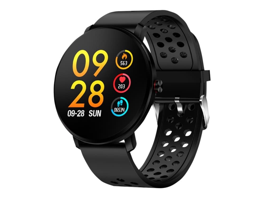 DENVER SW-171 - Svart - smart klocka med band - svart - display 1.3" - Bluetooth