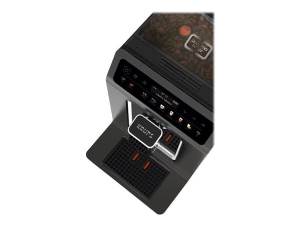 Krups Evidence One EA895N10 - Automatisk kaffemaskin med melkeskummer - 15 bar - antrasitt