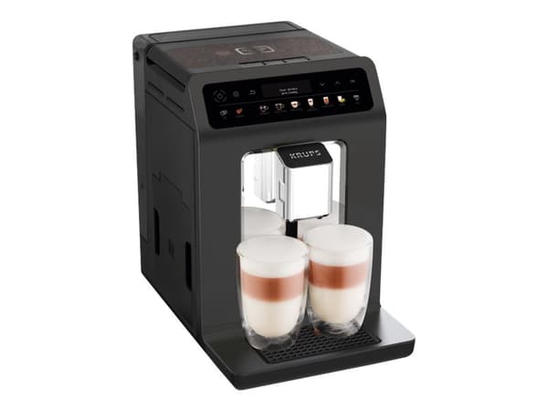 Krups Evidence One EA895N10 - Automatisk kaffemaskin med melkeskummer - 15 bar - antrasitt