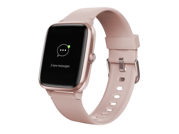Hama Fit Watch 5910, Aktiivisuuden seurantaranneke, 3,3 cm (1.3"), LCD, Vedenpitävä, IP68 Vaaleanpunainen