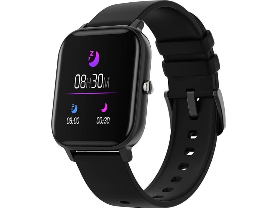 SMARTWATCH SENBONO P8 BLACK Display: 1.3 inch 240x240 - FUNCTIONS SPORT AND COMMUNICATORS + SPRAY RESISTANT