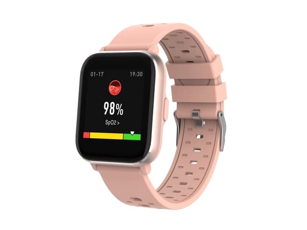 DENVER SW-164 - Rosa - smartklokke med bånd - display 1.4" - Bluetooth - 141 g