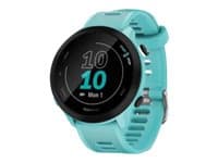 Garmin Forerunner 55 - Akvagrønn - sportsur med bånd - silikon - akvagrønn - display 1.04" - Bluetooth, ANT+ - 37 g Akva, Sort