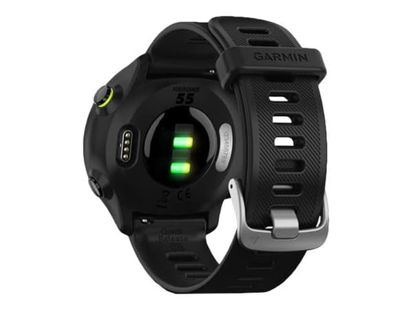 Garmin Forerunner 55 - Svart - sportsur med bånd - silikon - svart - display 1.04" - Bluetooth, ANT+ - 37 g