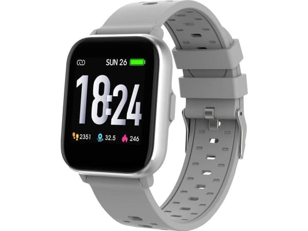 DENVER SW-162 - Smart klocka - display 1.4" - Bluetooth - 187 g  - grå