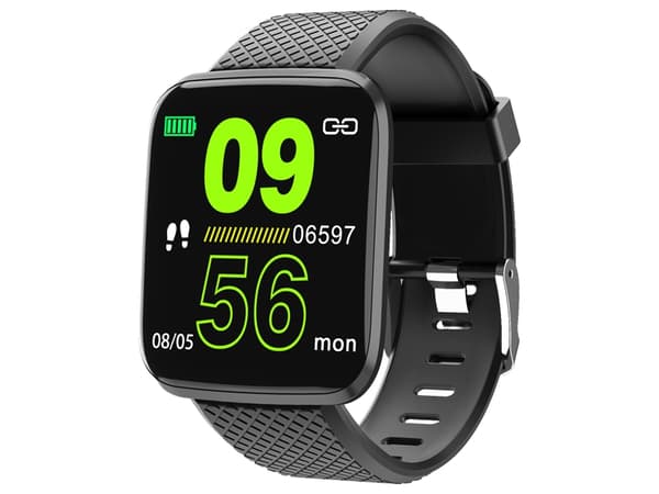 DENVER SW-151 - Smart klocka med band - svart - display 1.3" - Bluetooth - 46 g