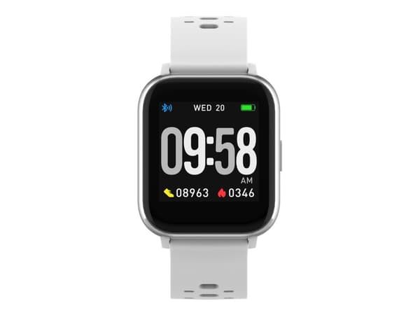 DENVER SW-164 - Vit - smart klocka med band - display 1.4" - Bluetooth - 141 g