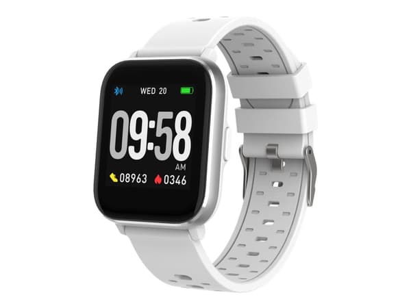 DENVER SW-164 - Vit - smart klocka med band - display 1.4" - Bluetooth - 141 g