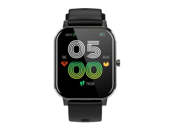 DENVER SW-181 - Smart klocka med band - svart - display 1.7" - Bluetooth
