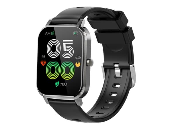 DENVER SW-181 - Smart klocka med band - svart - display 1.7" - Bluetooth