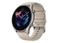 Miniatyrbild 1 av 5: Amazfit GTR 3 - Smart klocka med rem - silikon - månskensgrå - handledsstorlek: 155-218 mm - display 1.39" - Bluetooth - 32 g