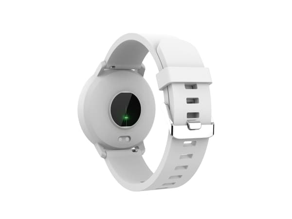 Canyon SW-63 - Smart klocka med rem - silikon - display 1.3" - 512 KB - Bluetooth - 35 g  - vit