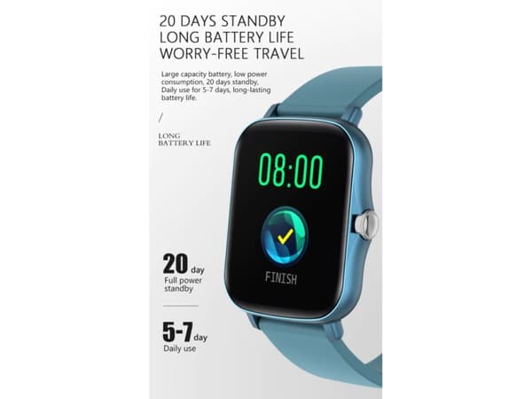 Senbono Sports Watch SMARTWATCH SPORT WATCH SENBONO LADY Y20 BLUE