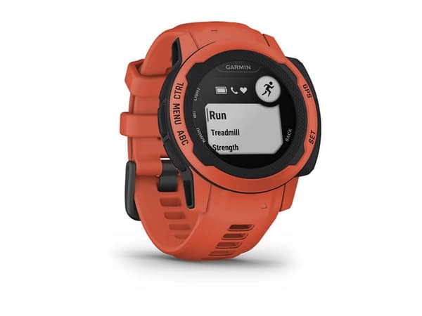Garmin Instinct 2S - 40 mm - poppy - sportklocka med band - silikon - handledsstorlek: 112-180 mm - monokrom - 32 MB - Bluetooth, ANT+ - 42 g