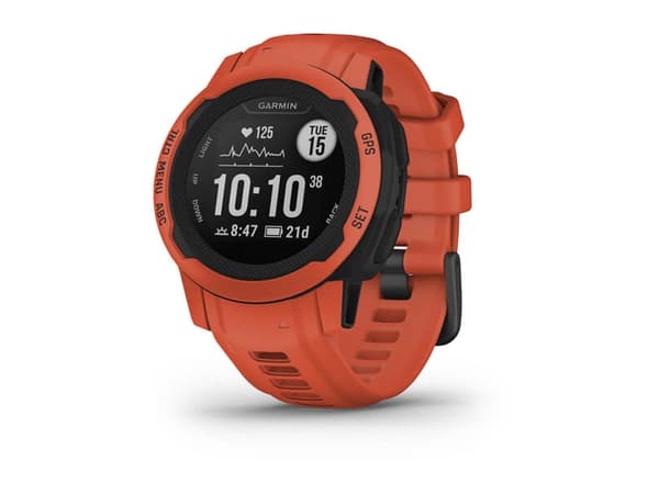 Garmin Instinct 2S - 40 mm - poppy - sportklocka med band - silikon - handledsstorlek: 112-180 mm - monokrom - 32 MB - Bluetooth, ANT+ - 42 g