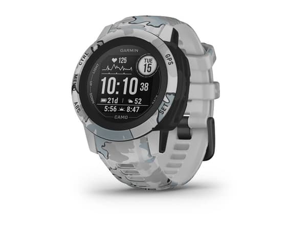 Garmin Instinct 2S - Camo Edition - 40 mm - mist camo - sportklocka med band - silikon - handledsstorlek: 112-180 mm - monokrom - 32 MB - Bluetooth,
