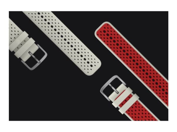 Polar Pacer Pro - Smart klocka med band - silikon - bandstorlek: S/L - display 1.2" - 32 MB - Bluetooth - 41 g  - snövit