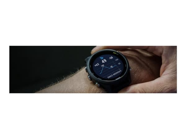 Garmin Forerunner 255 Music - 46 mm - sportsur med stropp - silikon - håndleddstørrelse: 130-205 mm - display 1.3" - 4 GB - Bluetooth, Wi-Fi, ANT+ -