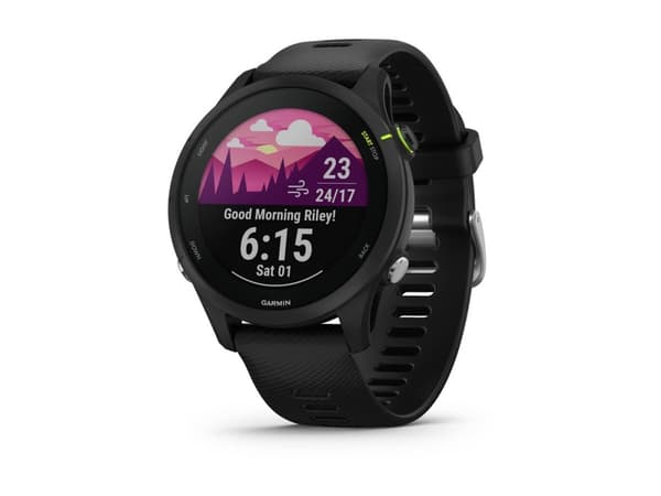 Garmin Forerunner 255 Music - 46 mm - sportsur med stropp - silikon - håndleddstørrelse: 130-205 mm - display 1.3" - 4 GB - Bluetooth, Wi-Fi, ANT+ -