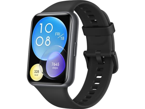 Huawei Watch Fit 2 Active - Midnight Black - älykello rannekkeella - silikoni - midnight black - ranteen koko: 130-210 mm - näyttö 1.74" - Bluetooth