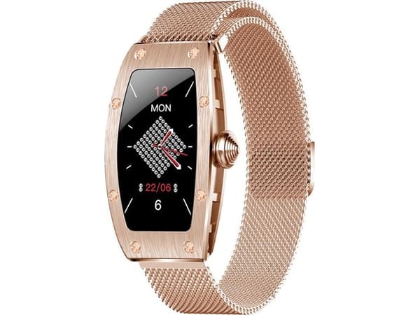Smartwatch Kumi K18 Svarovski złoty (gold)