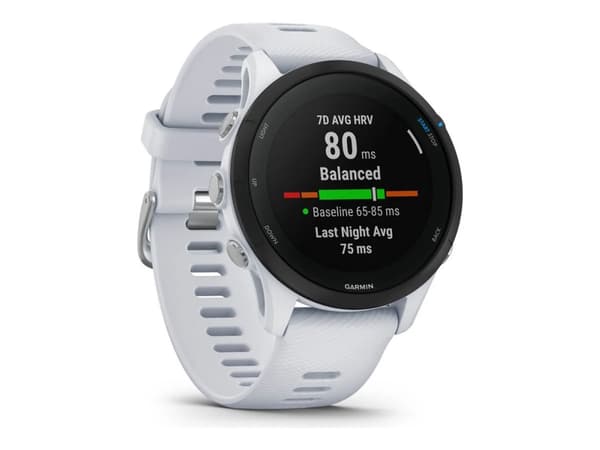 Garmin Forerunner 255 Music - 46 mm - sportsur med stropp - silikon - håndleddstørrelse: 130-205 mm - display 1.3" - 4 GB - Bluetooth, Wi-Fi, ANT+ -