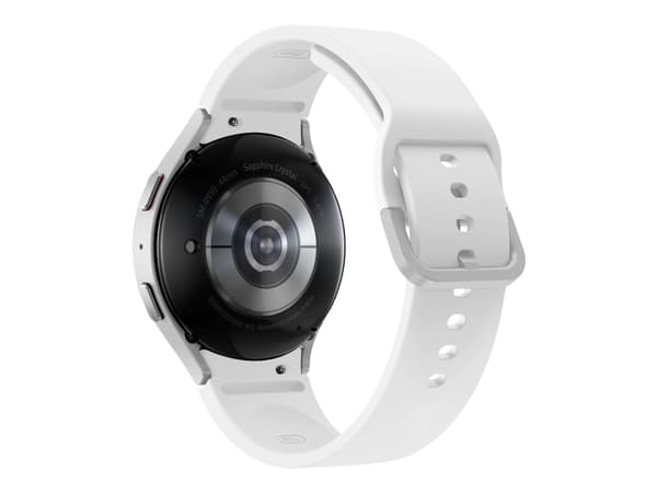 Samsung Galaxy Watch5 - 44 mm - sølvfarget - smartklokke med sportsbånd - display 1.4" - 16 GB - NFC, Wi-Fi, Bluetooth - 33.5 g