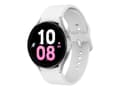 Miniatyrbilde 1 av 5: Samsung Galaxy Watch5 - 44 mm - sølvfarget - smartklokke med sportsbånd - display 1.4" - 16 GB - NFC, Wi-Fi, Bluetooth - 33.5 g