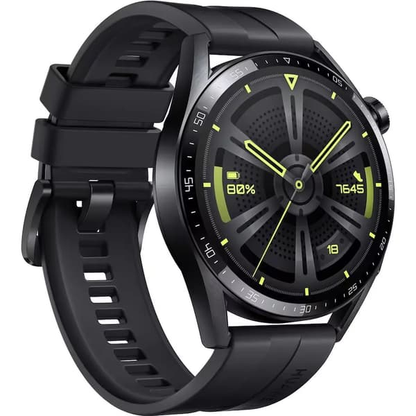 Huawei | Klocka GT 3 Active (46mm) - Smartwatch med rem - handledsstorlek: 140-210 mm - Svart