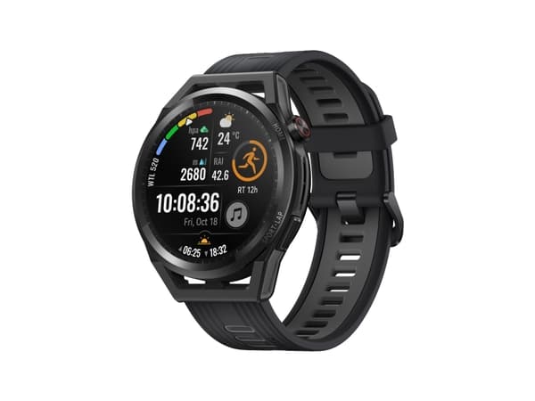 Huawei Watch GT Runner - 46 mm - svart - sportsur med stropp - håndleddstørrelse: 140-210 mm - display 1.43" - 4 GB - Bluetooth, NFC - 38.5 g