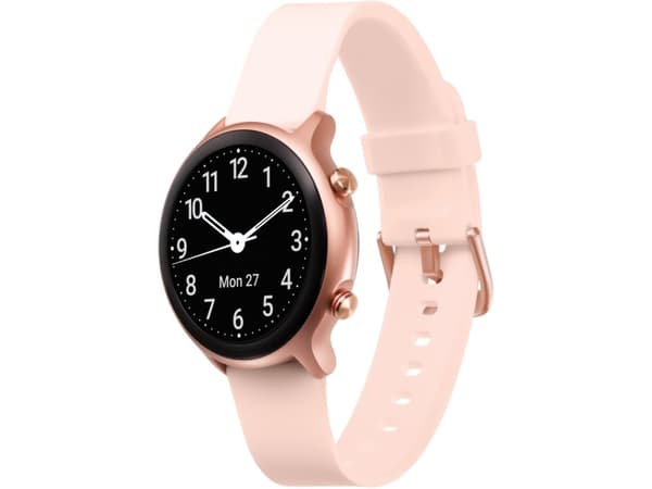 Doro Watch - Rosa - smartklokke med stropp - TPU-silikon - Pink - display 1.28" - Bluetooth - 45 g