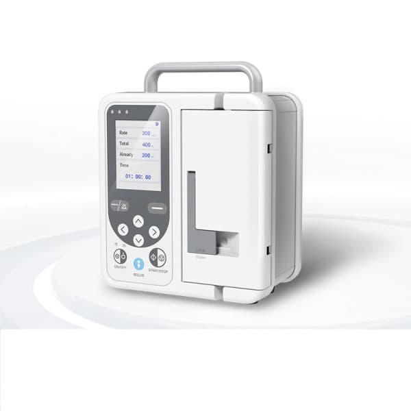 Infusion pump real-time alarm Large LCD Display Volumetric IV Fluid Syringe Pump