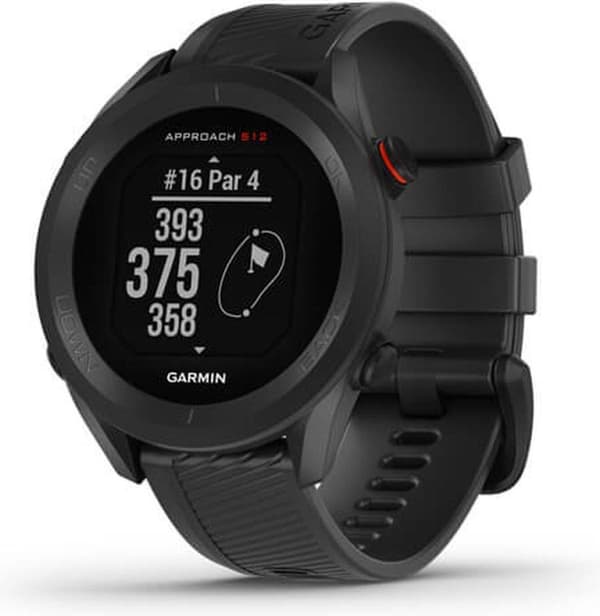 Garmin Approach S12 Smartwatch - Golfur - Med GPS Tracker - Høj opløsning - 5ATM Vandtæt - Sort