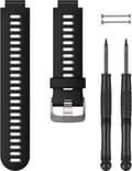 Miniatyrbillede 3 af 3: Garmin Forerunner 735 Silikone erstatningsurrem - Armbånd - Bærbart bånd - Sort/grå