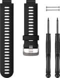 Miniatyrbillede 1 af 3: Garmin Forerunner 735 Silikone erstatningsurrem - Armbånd - Bærbart bånd - Sort/grå
