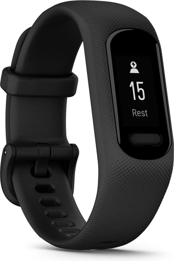 Garmin Vívosmart 5 Activity Tracker L - Nem at bruge - Fitness Tracker med GPS-funktion - Sort