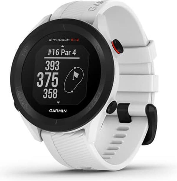 Garmin Approach S12 Smartwatch - Golfur - Med GPS Tracker - Høj opløsning - 5ATM Vandtæt - Hvid