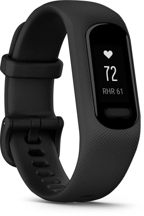 Garmin Vívosmart 5 Activity Tracker S/M - Helppokäyttöinen - Fitness Tracker GPS-toiminnolla - Musta