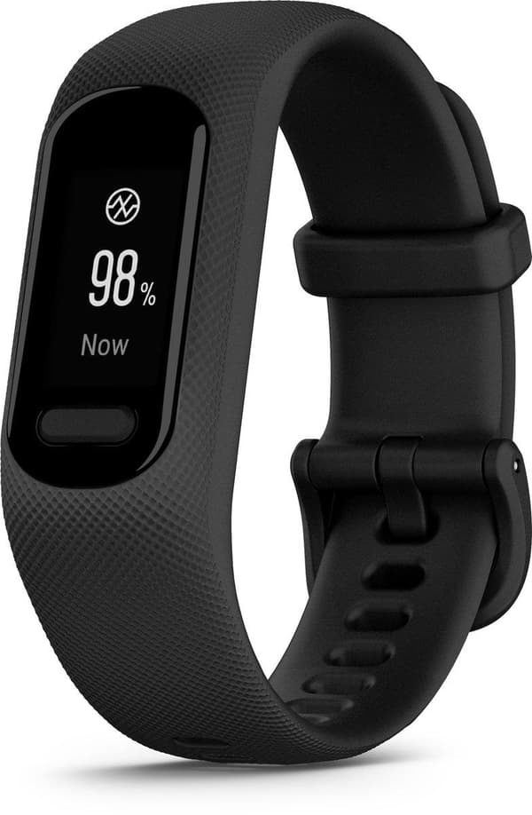 Garmin Vívosmart 5 Activity Tracker S/M - Helppokäyttöinen - Fitness Tracker GPS-toiminnolla - Musta