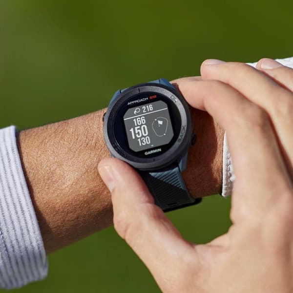 Garmin Approach S12 Smartwatch - Golfklocka - Med GPS Tracker - Hög upplösning - 5ATM Vattentät - Grå