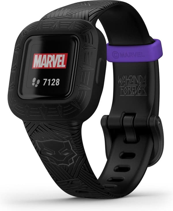 Garmin Vívofit Junior 3 Activity Tracker - Marvel Black Panther - Fitness Tracker för barn - Vattentålig - Svart