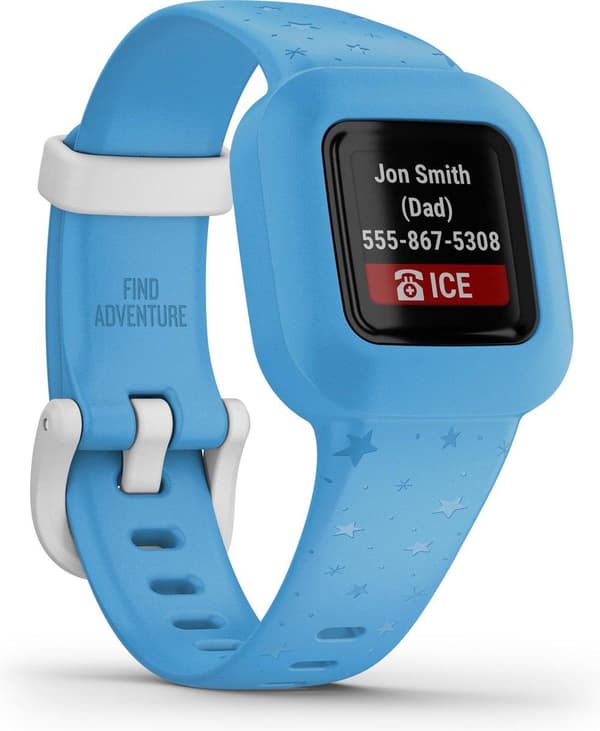Garmin Vívofit Junior 3 Activity Tracker - Fitness Tracker til børn - Vandtæt - Blå