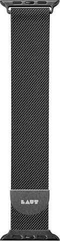 Pikkukuva 6 / 10: LAUT Steel Loop ruostumattomasta teräksestä valmistettu ranneke sopii Apple Watch Series 7:lle (45 mm) - musta
