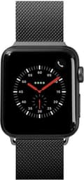 Pikkukuva 9 / 10: LAUT Steel Loop ruostumattomasta teräksestä valmistettu ranneke sopii Apple Watch Series 7:lle (45 mm) - musta