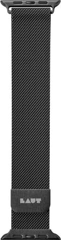 Pikkukuva 1 / 10: LAUT Steel Loop ruostumattomasta teräksestä valmistettu ranneke sopii Apple Watch Series 7:lle (45 mm) - musta