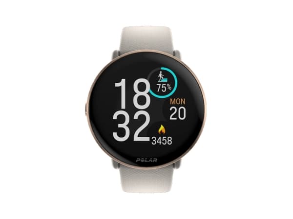 Polar Ignite 3 - Sportsur med bånd - silikon - båndbredde: S/L - display 1.28" - 32 MB - Bluetooth - 35 g - greige-sand