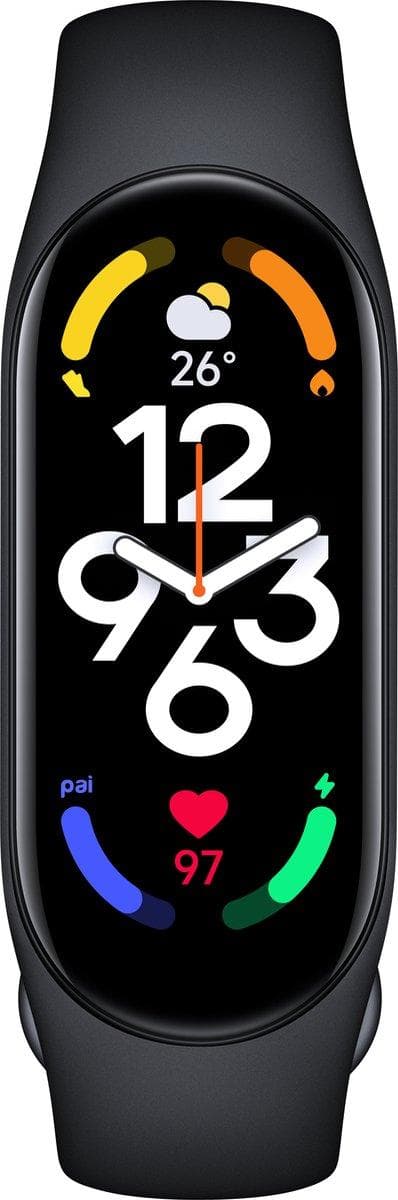 Xiaomi Mi Band 7 - aktiivisuusmittari - eurooppalainen variantti - musta