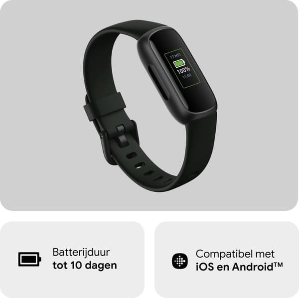 Fitbit Inspire 3 - Aktivitetsmåler - Sort