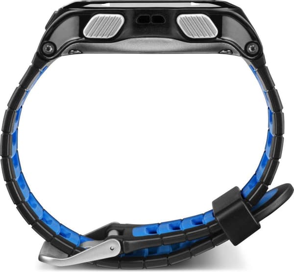 Garmin Forerunner 920XT silikonikorvauskellohihna - rannehihna - puettava hihna - musta/sininen